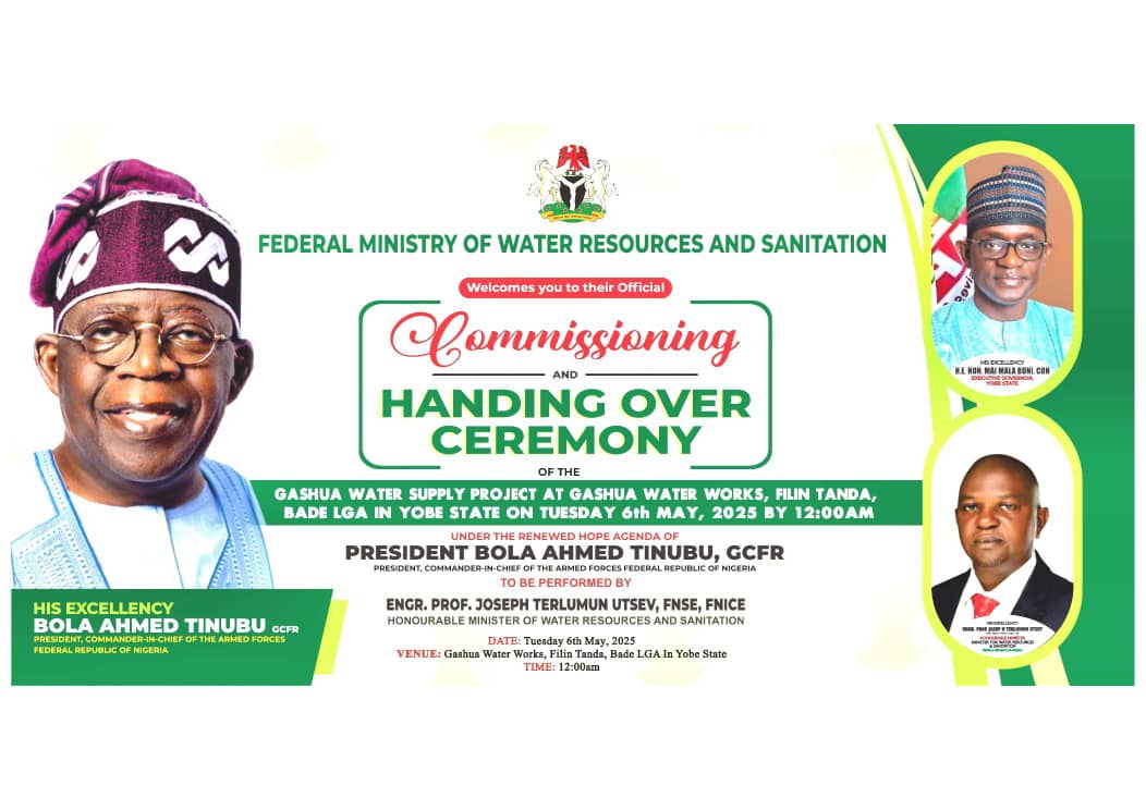Commissioning and Handing Over Ceremony of Gashua Water Supply Project