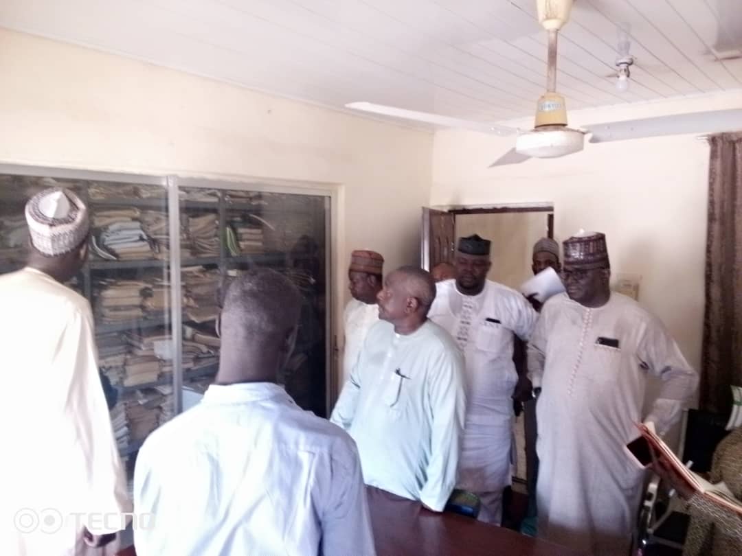 MD Conducts Inspection of Staff Offices